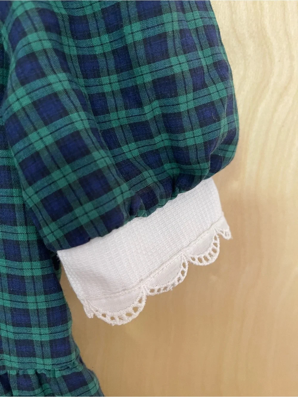 Vintage Plaid Girls Dress